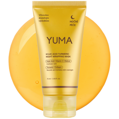 Yuma Beauty - Koreanische Maske mit Kurkuma & Kollagen