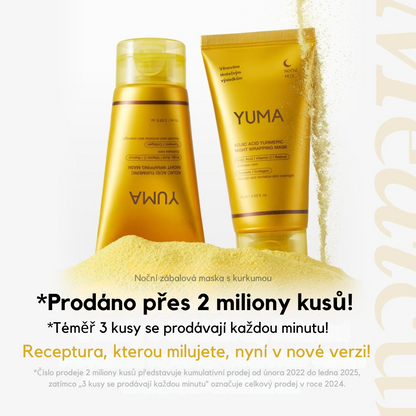 Yuma Beauty - Koreanische Maske mit Kurkuma & Kollagen