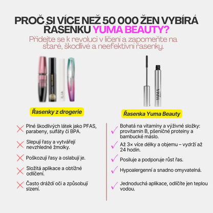 YumaBeauty| Natürliche verlängernde und nährende Mascara