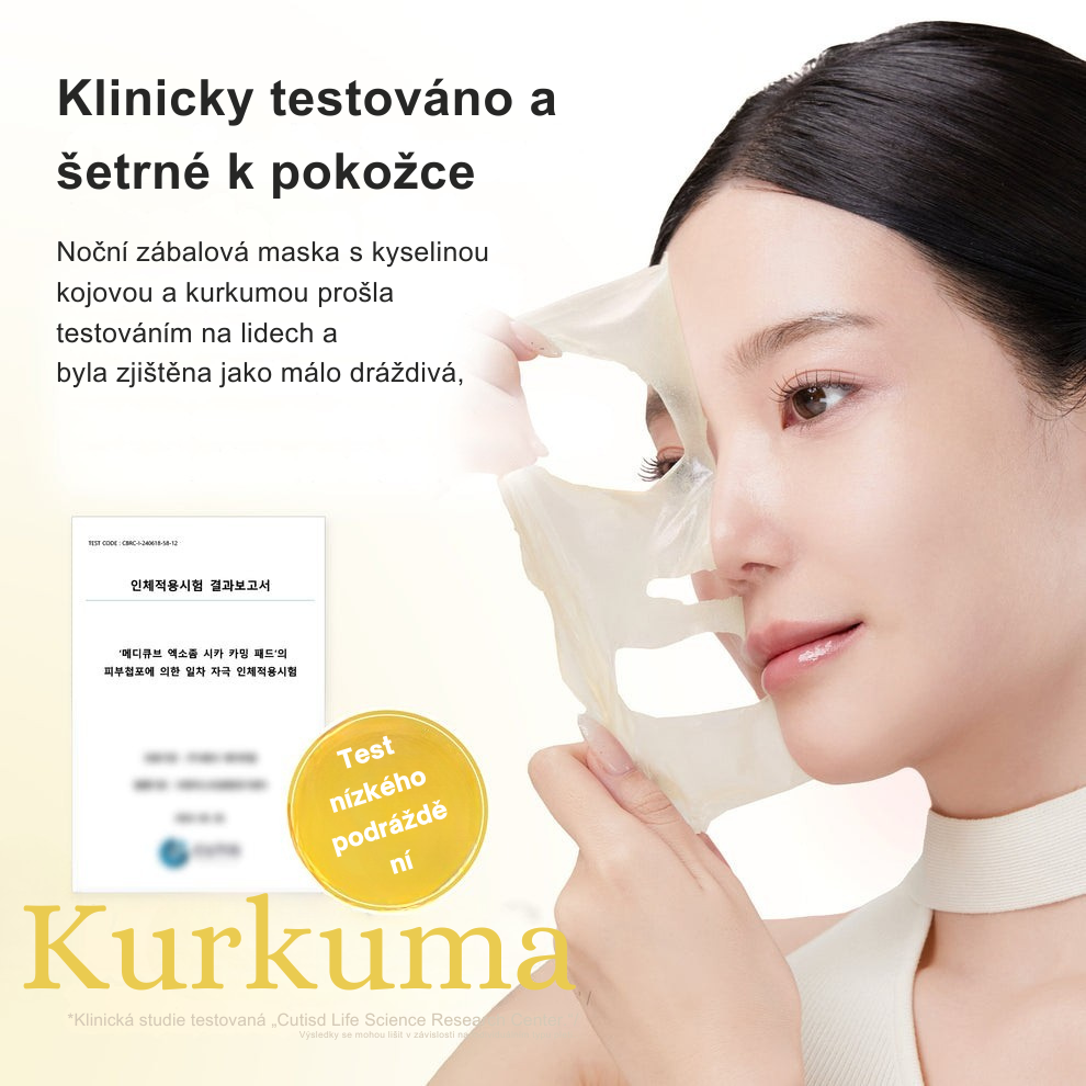 Yuma Beauty - Koreanische Maske mit Kurkuma & Kollagen