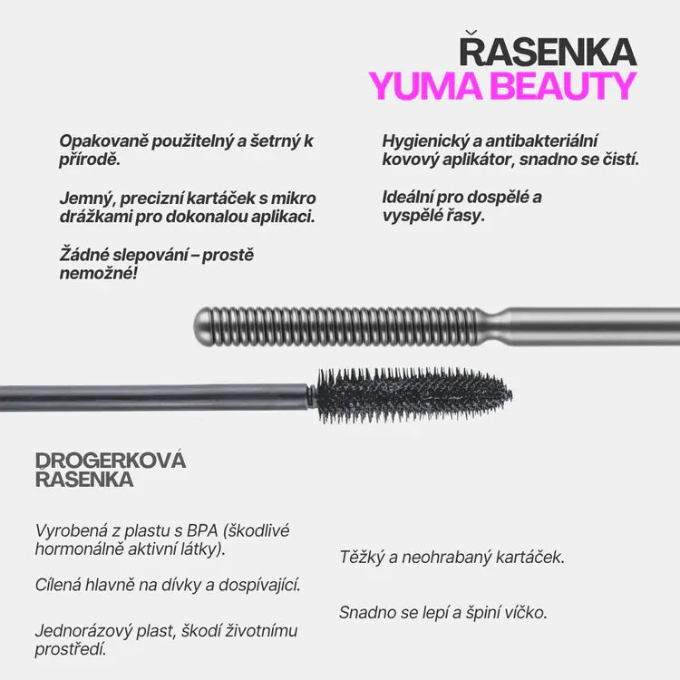 YumaBeauty| Iron natürliche verlängernde und pflegende Mascara
