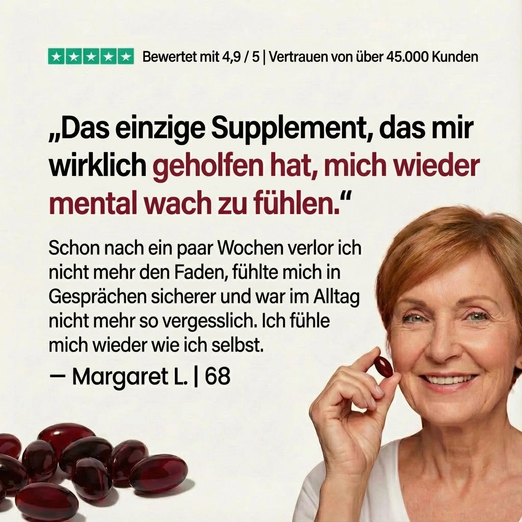 KlarsichtMD Astaxanthin – Bekämpft oxidativen Stress auf natürliche Weise, um das Gleichgewicht von innen und außen wiederherzustellen.
